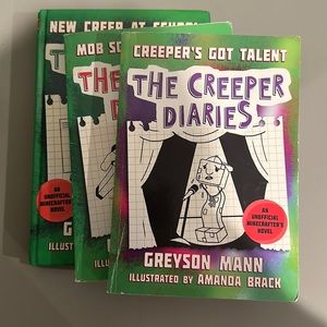 The Creeper Diaries.  Set of 3 books.